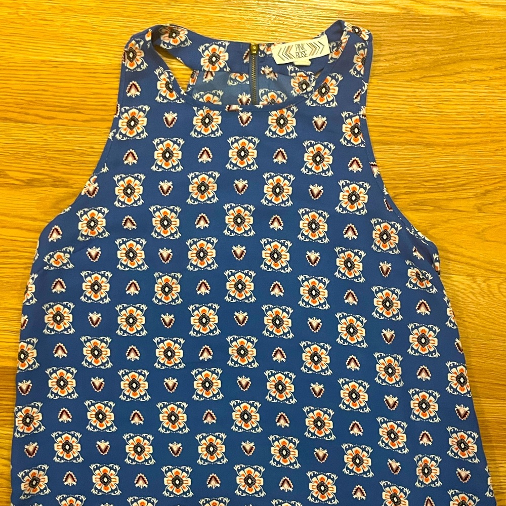 Pink Rose Tank Top Size Size L - Picture 4 of 4